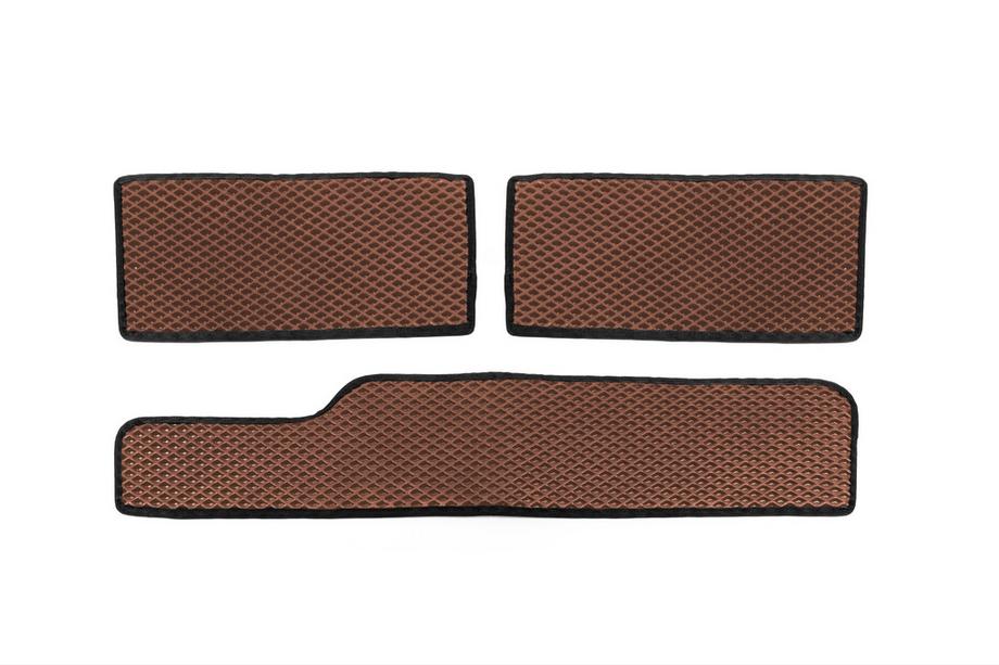 Mercedes Sprinter W901/902/903/904/905 1995–2006 Polyurethan Einstiegsleisten-Matten (3 Stk, EVA, Braun) Image