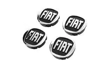 Fiat Felgendeckel 59/55 mm schwarz (4 Stk) Foto 1