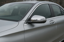 Mercedes C-class W205 2014-2021 Spiegelabdeckungen (2 Stk, Edelstahl) Foto 1