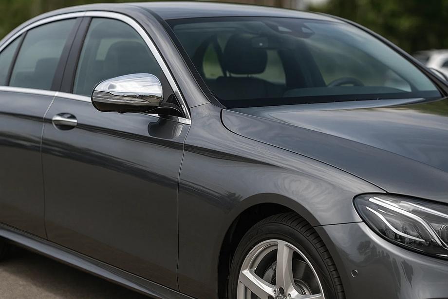 Mercedes E-class W213 2016-2023 Spiegelabdeckungen (2 Stk, Edelstahl) Image