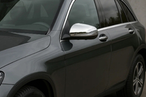 Mercedes GLC X253 2015-2022 Spiegelabdeckungen (2 Stk, Edelstahl) Foto 1