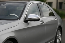 Mercedes S-class W222 2013-2022 Spiegelabdeckungen (2 Stk, Edelstahl) Foto 1