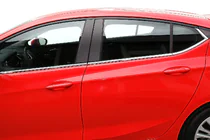 Opel Astra K 2016-2021 Fensterzierleisten (HB) (8 Stk, Edelstahl) Foto 4
