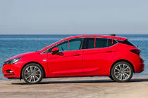 Opel Astra K 2016-2021 Fensterzierleisten (HB) (8 Stk, Edelstahl) Foto 1