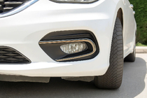 Fiat Tipo 2016- Abdeckungen für Nebelscheinwerfer (2 Stk, Edelstahl) Foto 1