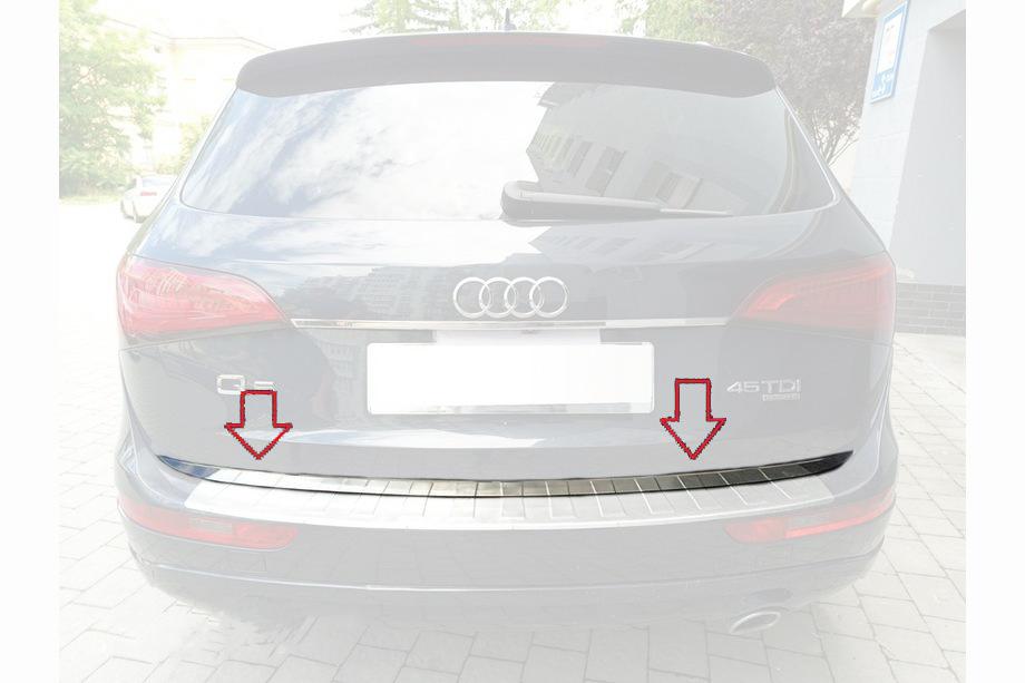 Audi Q5 2008-2017 Kofferraumleiste Edelstahl Image