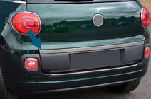 Fiat 500/500L 2013-2022 Zierleiste über dem Kennzeichen (für 500L, Edelstahl) Foto 1