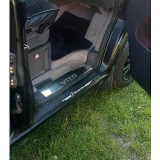 Einstiegsleisten Edelstahl innen Carmos V1 (3 Stk) Mercedes Vito W638 1996-2003 Foto 1