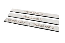 Opel Grandland X 2017- Einstiegsleisten Abdeckungen (4 Stk, Edelstahl) Foto 3