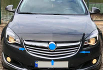 Opel Insignia 2008-2017 Chrom Kühlergrill Blenden (2014-2017, Edelstahl) Foto 3