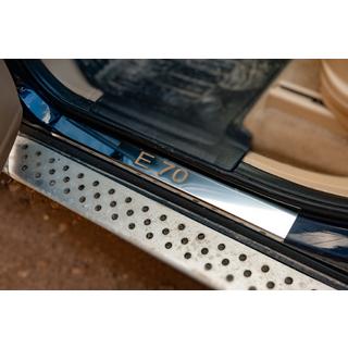 Einstiegsleisten Abdeckung (4 Stk, Edelstahl) BMW X5 E70 2007-2013 Foto 1