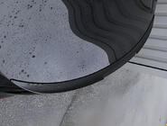 Universeller Gummispoiler Carmos (120 cm, Schwarz) Foto 4