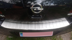 Opel Astra J 2009-2015 Heckstoßstangenschutz Carmos (HB) Edelstahl Foto 1