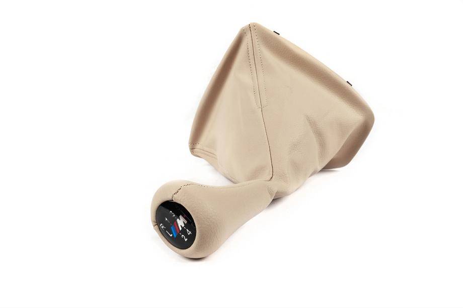 BMW 3 Series E90/E91 2005-2011 Schaltknauf mit Manschette 25118037308 beige (6-Gang) Foto 4