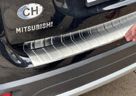 Mitsubishi Outlander 2012-2021 Heckstoßstangenabdeckung 2015-2021 Carmos (Edelstahl) Foto 2