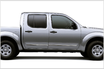Nissan Navara 2006-2015 Türleisten Edelstahl (4 Stück) Foto 1