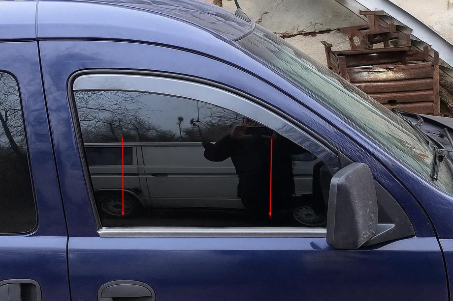 Opel Combo 2002–2012 Fensterleisten Edelstahl (2 Stk.) Image
