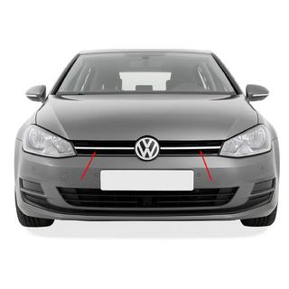 Chrom Kühlergrill Abdeckung (oben, Edelstahl) Volkswagen Golf 7/E-Golf 2012-2020 Foto 3