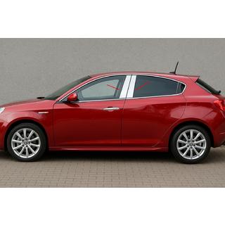 Edelstahl Türsäulen Abdeckungen (4 Stk) Alfa Romeo Giulietta 2010-2020 Foto 1