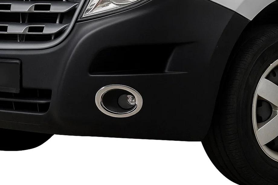 Nissan NV400 2010-2024 Nebelscheinwerfer Blenden Carmos (2 Stk., Edelstahl) Image