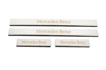 Mercedes C-class W204 2007-2015 Einstiegsleisten Carmos (4 Stk, Edelstahl) Foto 1
