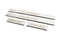 Mercedes C-class W204 2007-2015 Einstiegsleisten Carmos (4 Stk, Edelstahl) Foto 2