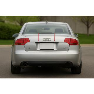 Chromleiste über dem Kennzeichen (Carmos Edelstahl) V-2 Audi A4 B7 2004-2008 Foto 1