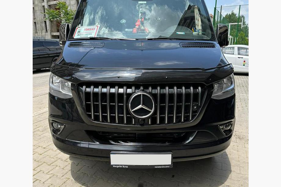 Mercedes Sprinter W907/W910 2018- Frontgrill Chrome Eco (Budget Abdeckung) Foto 1