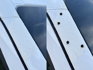 Mercedes Sprinter W907/W910 2018- Frontscheibenblende am Rahmen (Weiß, 5mm) Foto 7