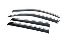 Toyota Land Cruiser Prado 150 2009-2023 Chrom Windabweiser (4 Stk, Niken) Foto 2