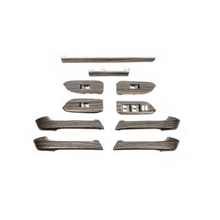 Set Zierleisten in Holzoptik (dunkel) Toyota Land Cruiser Prado 150 2009-2023 Foto 1