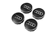 Audi Schwarze Felgendeckel au5955 (59mm x 55mm, 4 Stk) Foto 2