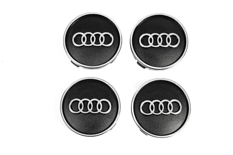 Audi Schwarze Felgendeckel au5955 (59mm x 55mm, 4 Stk) Image
