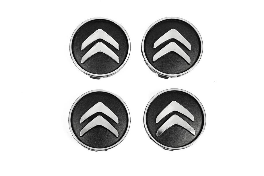Citroen Radnabenkappen schwarz cit5955tur-bl (59mm auf 55mm, 4 Stk) Image