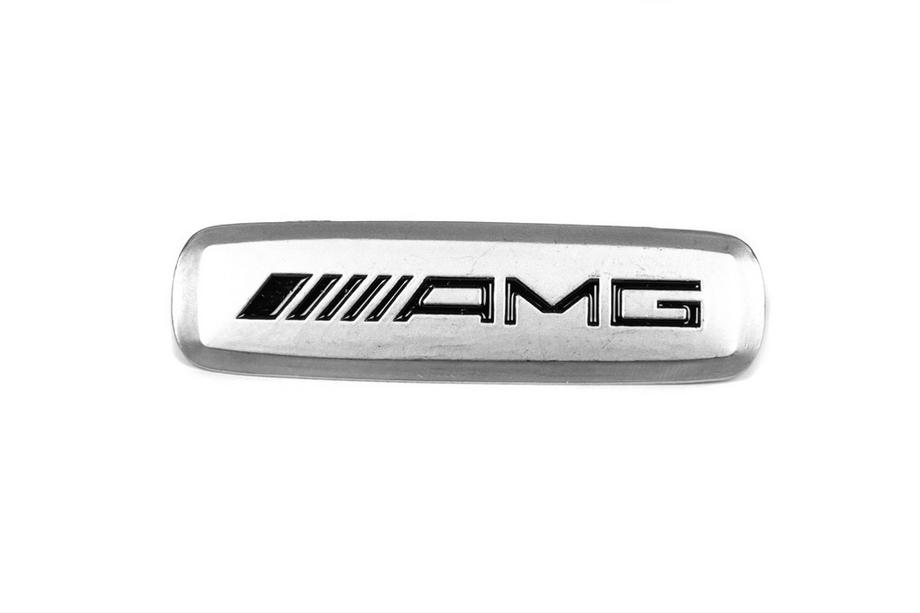 Mercedes-Benz AMG Aluminium Emblem für Fußmatten (1 Stk) Foto 1