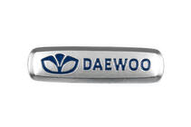 Daewoo Aluminium Emblem für Fußmatten (1 Stk) Foto 1