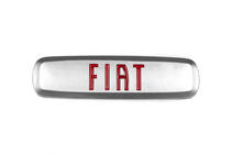 Fiat Aluminium Emblem für Fußmatten (1 Stk) Foto 1