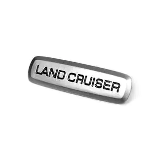 Land Cruiser Aluminium Emblem für Fußmatten (1 Stk) Foto 2