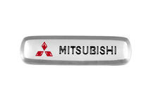 Mitsubishi Aluminium Emblem für Fußmatten (1 Stk) Foto 1