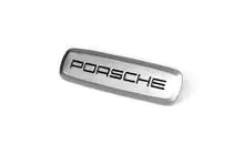 Porsche Aluminium Emblem für Fußmatten (1 Stk) Foto 2