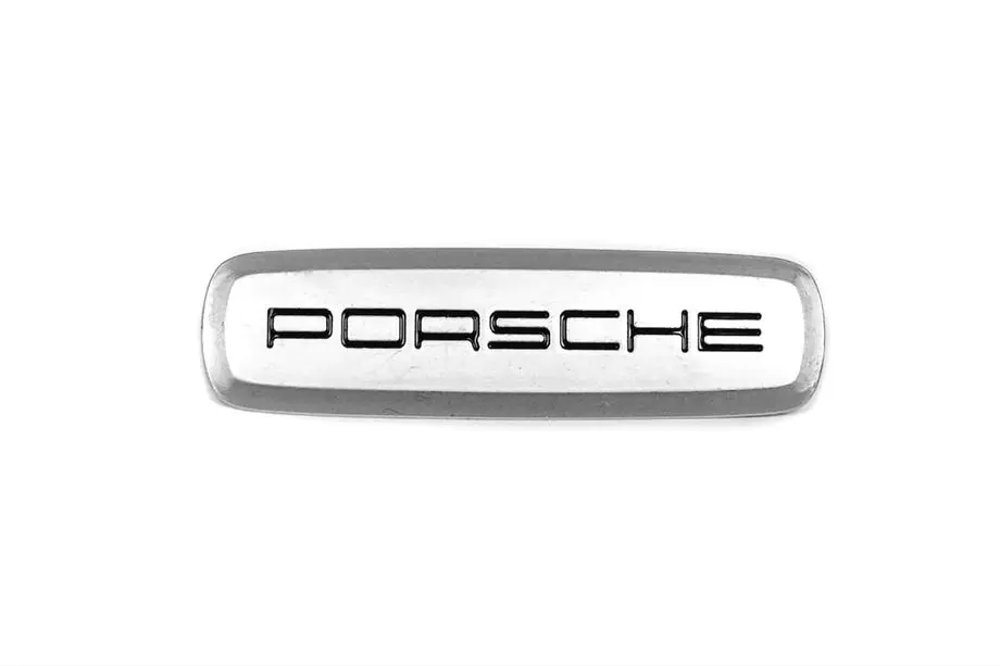 Porsche Aluminium Emblem für Fußmatten (1 Stk) Image