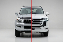 Toyota Land Cruiser Prado 120 2002-2009 Facelift Bodykit auf LC 300 Foto 1