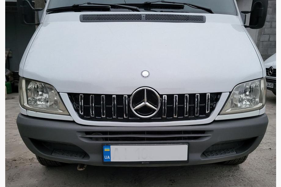 Mercedes Sprinter W901/902/903/904/905 1995–2006 Frontgrill GT Panamericana Chrom Eco (CDI, 2002-2006) Foto 1