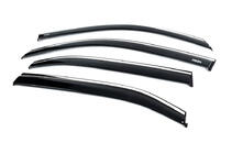 Honda eNP1 2022- Windabweiser mit Chromleiste (4 Stk, Niken) Foto 6