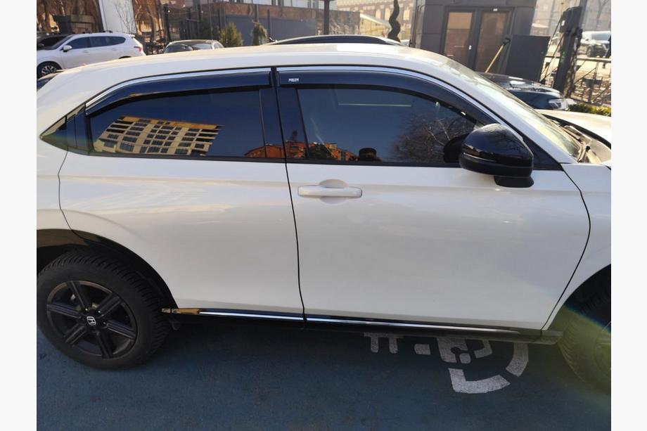 Honda eNP1 2022- Windabweiser mit Chromleiste (4 Stk, Niken) Image