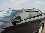 Skoda Kamiq 2019- Windabweiser mit Chromleiste (2019-2023, 4 Stk, Niken) Foto 1