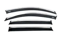 Skoda Kamiq 2019- Windabweiser mit Chromleiste (2019-2023, 4 Stk, Niken) Foto 2