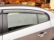 Renault Fluence 2009-2016 Windabweiser mit Chromleiste (4 Stk, Niken) Foto 11
