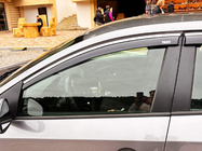 Renault Fluence 2009-2016 Windabweiser mit Chromleiste (4 Stk, Niken) Foto 13