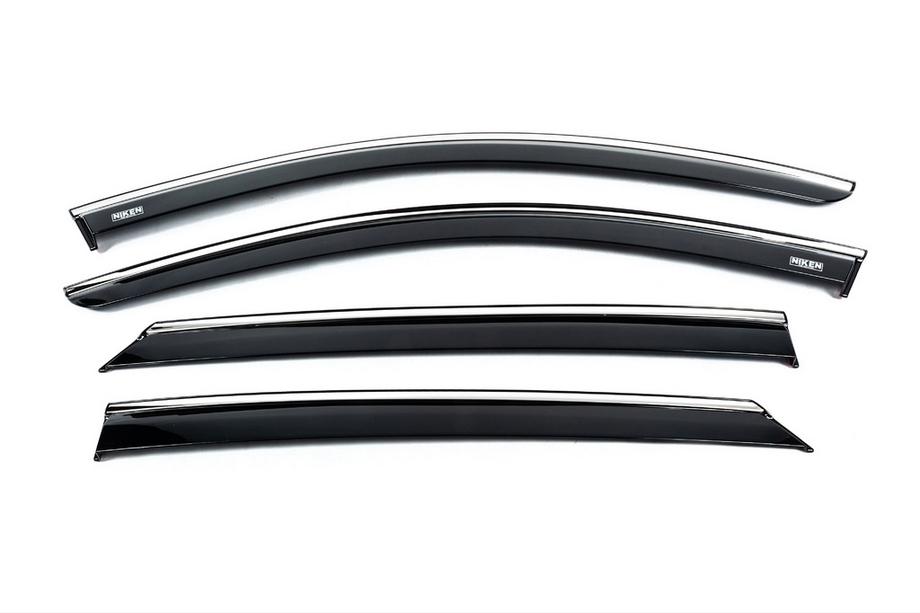 Opel Astra L 2022- Windabweiser mit Chromleiste (4 Stk, Niken) Image